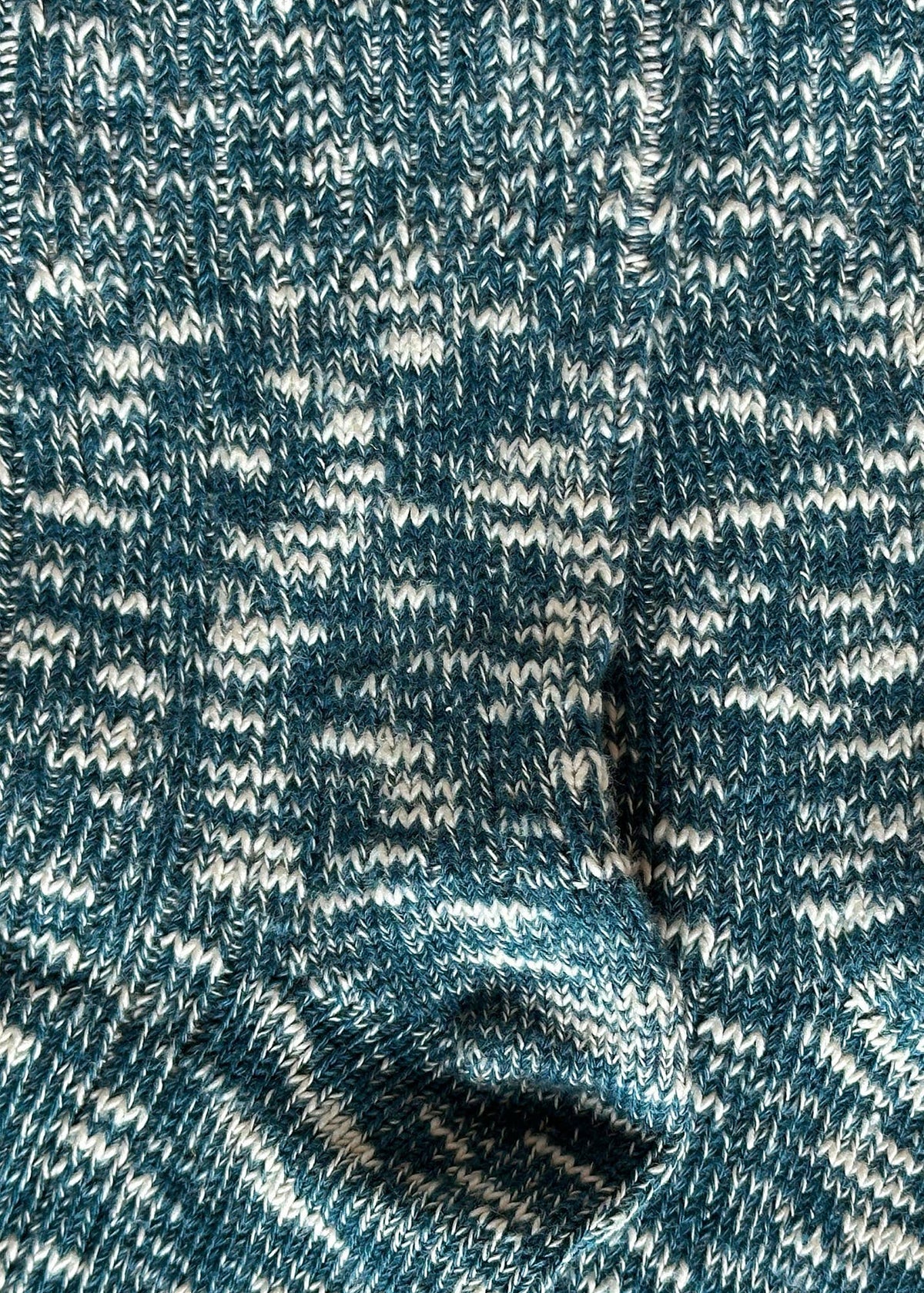 Blue Chunky Knit Socks