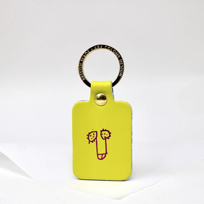 Willy Leather Key Fob-Neighbourhood Store 