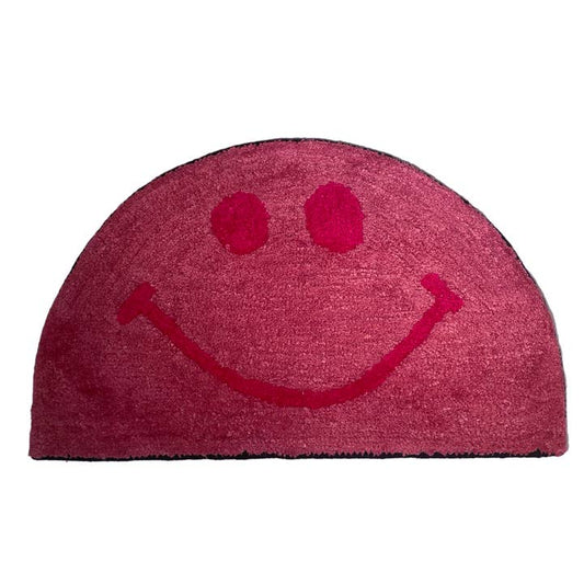 Pink Happy Face Rug