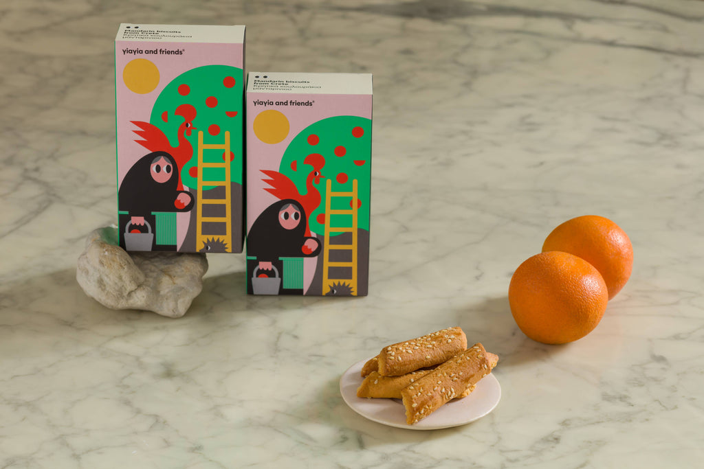 Mandarin Biscuits From Crete
