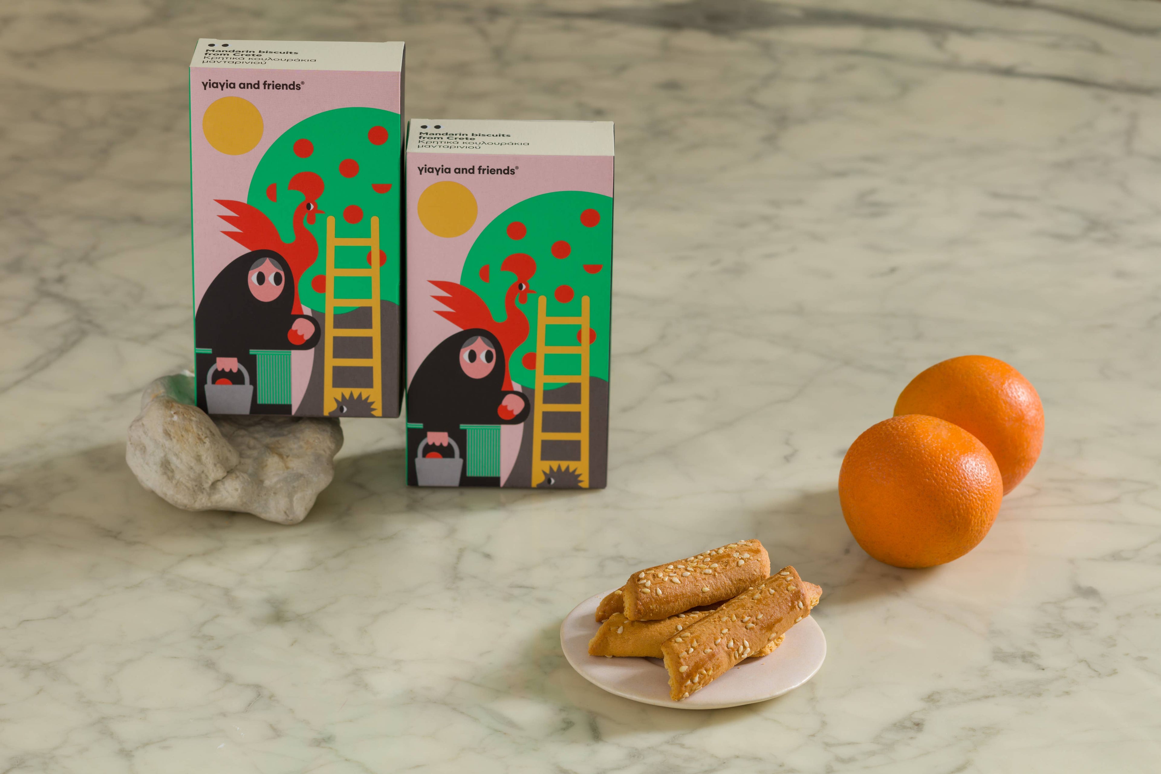 Mandarin Biscuits From Crete