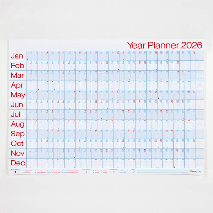 2026 Year Planner - Classic Landscape View