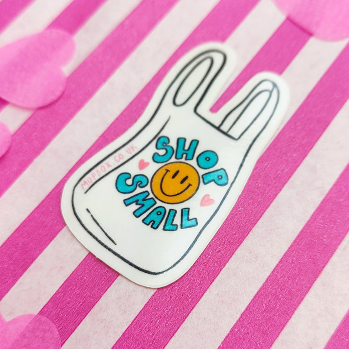 Shop Small Bag - Clear Sticker-Neighbourhood Store 