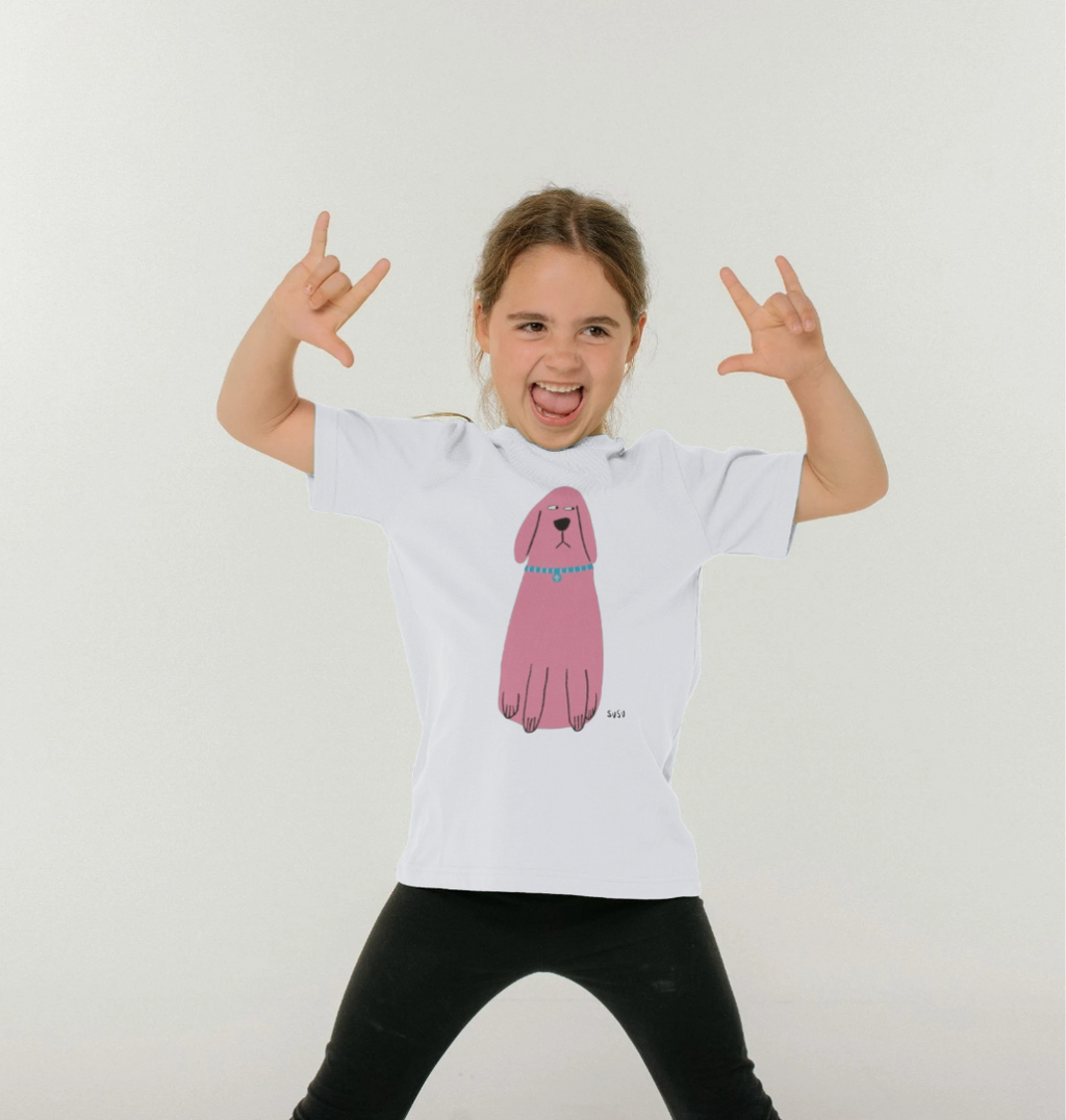 Pink Pup Kids Tee