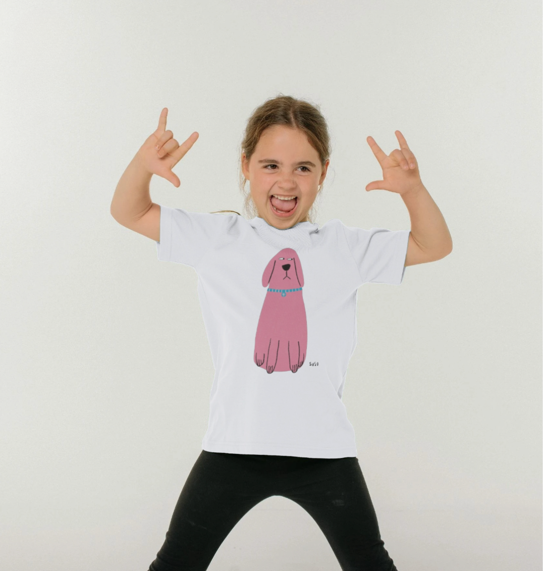 Pink Pup Kids Tee