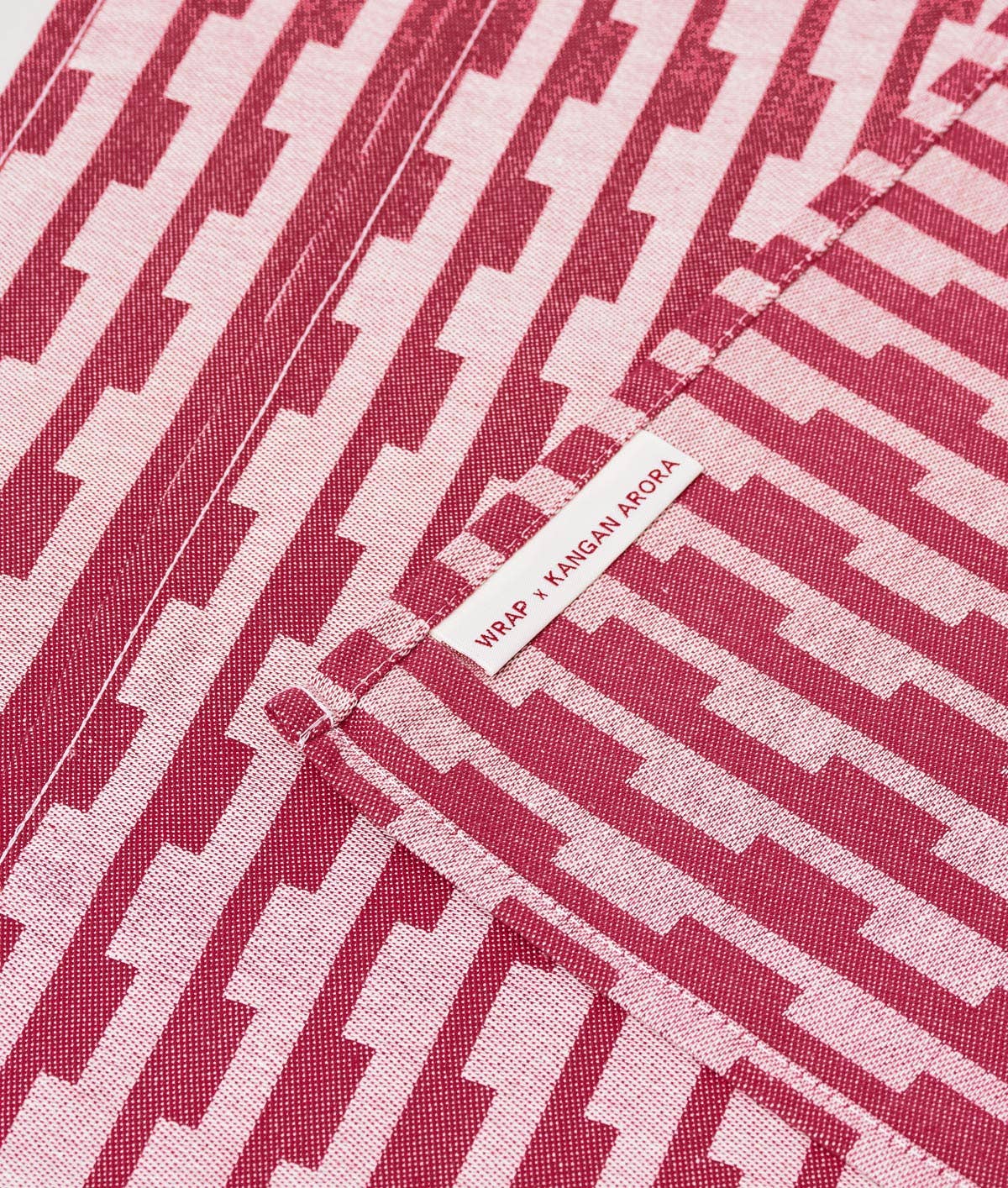 Stripes Burgundy/Natural Napkin Set
