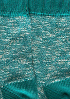 Turquoise Classic Slub Socks