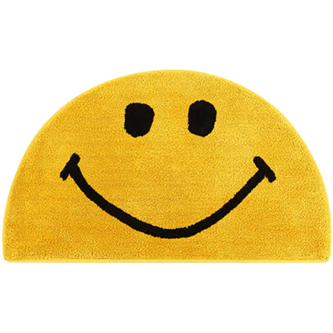 Yellow Happy Face Rug