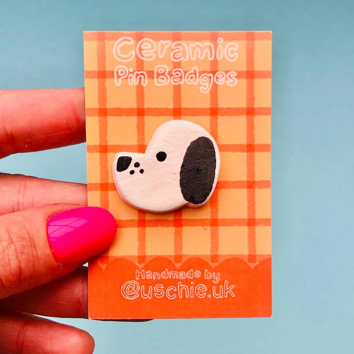 Doggo Ceramic Pins