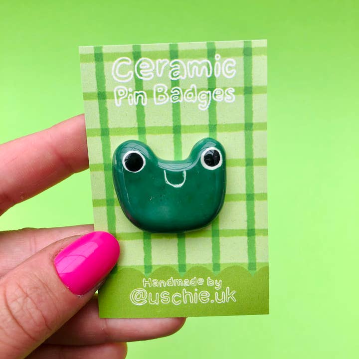 Froggo Ceramic Pins
