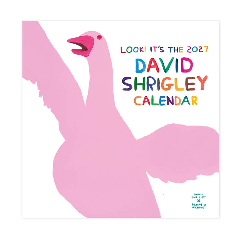 Official and Exclusive David Shrigley 2027 Calendar - PRE-ORDER