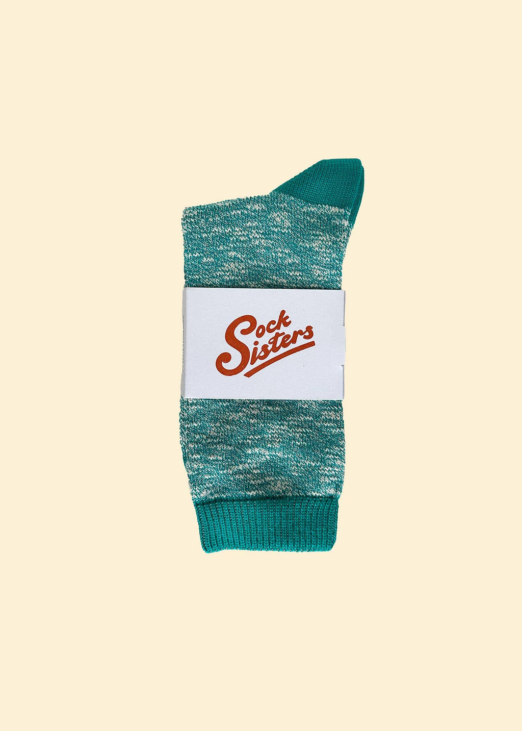 Turquoise Classic Slub Socks