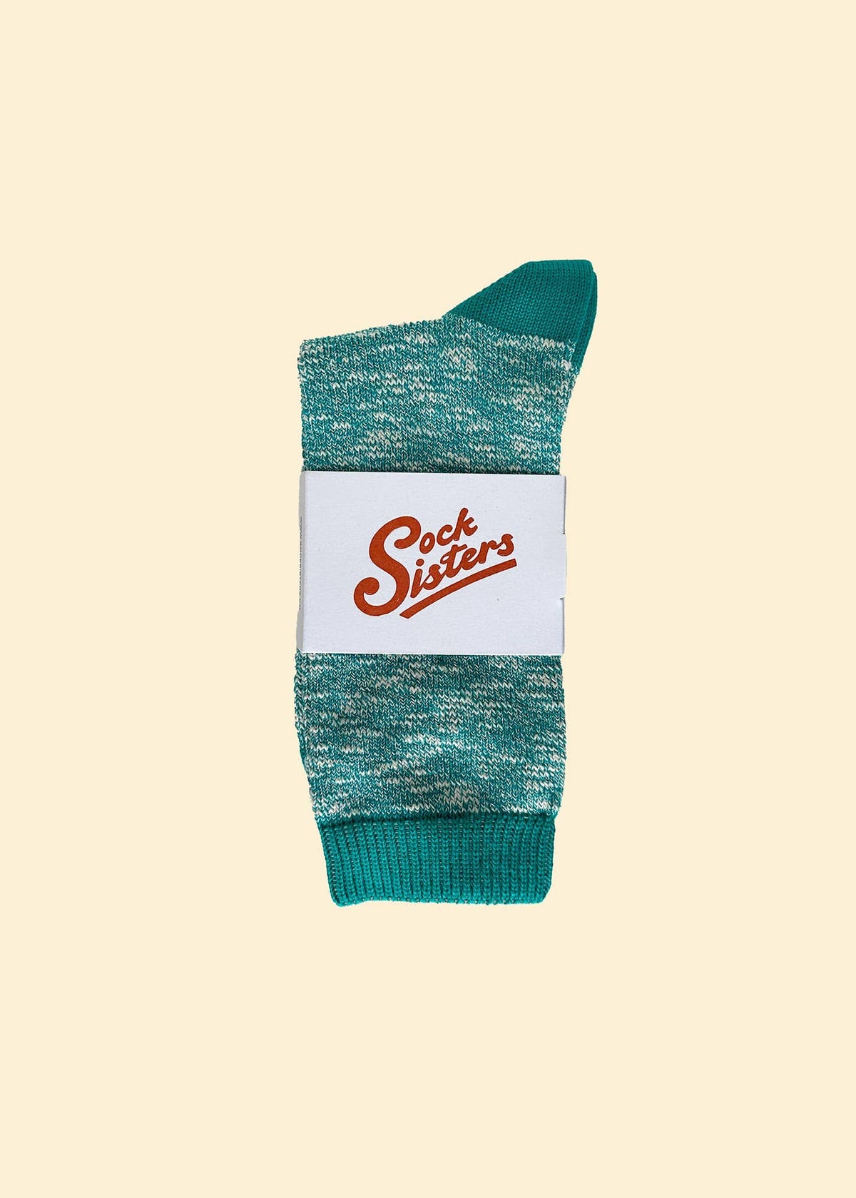Turquoise Classic Slub Socks