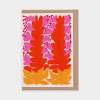 Bromeliad Flowers WWF Greetings Card