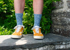 Blue Chunky Knit Socks
