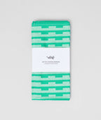 Stripes Turquoise/Natural Napkin Set