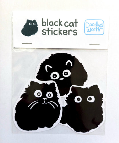 Black Cat Sticker Packs