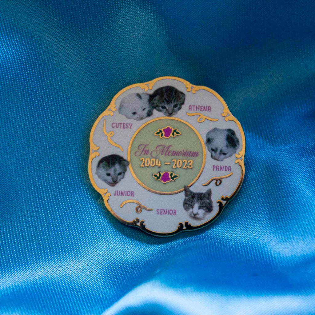 Commemorative Plate for My Cats