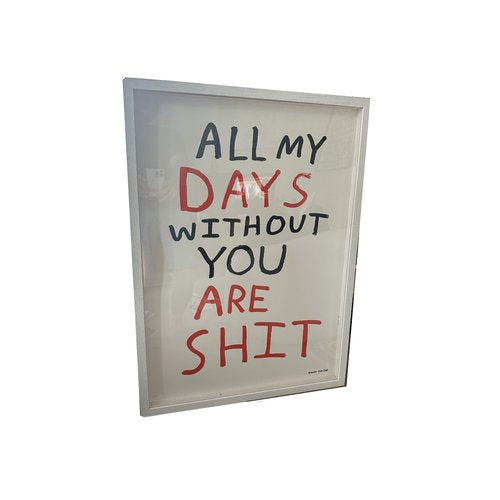 All my Days Without You art print by Babak Ganjei