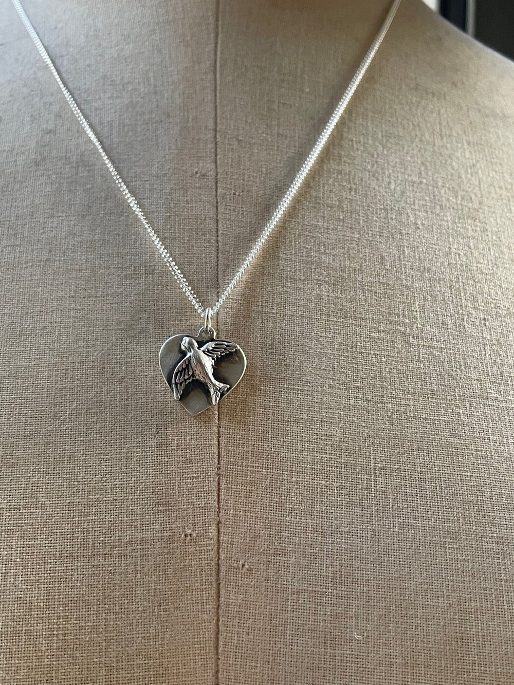 Swallow Heart Necklace