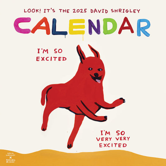 Official and Exclusive David Shrigley 2025 Calendar *PRE-ORDER*