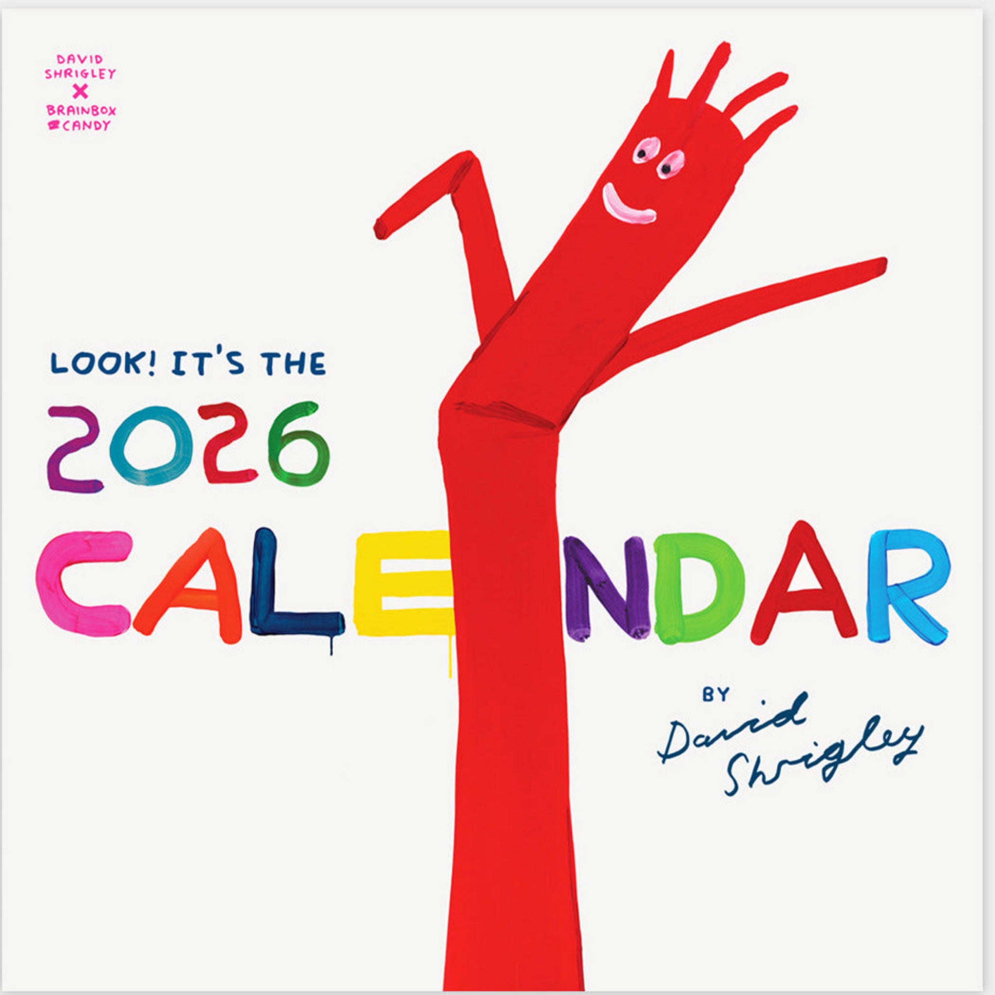 Official and Exclusive David Shrigley 2026 Calendar