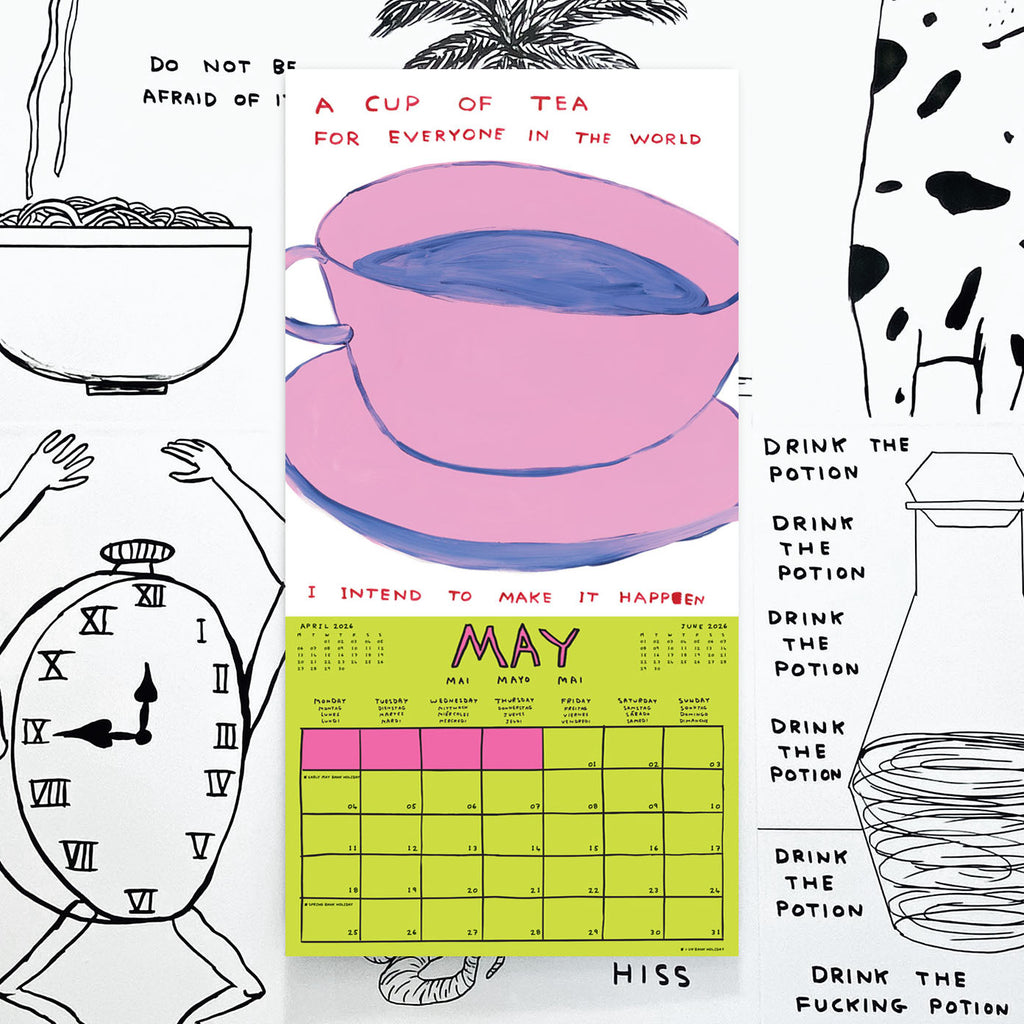 Official and Exclusive David Shrigley 2026 Calendar
