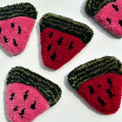 Tufted Watermelon Magnet