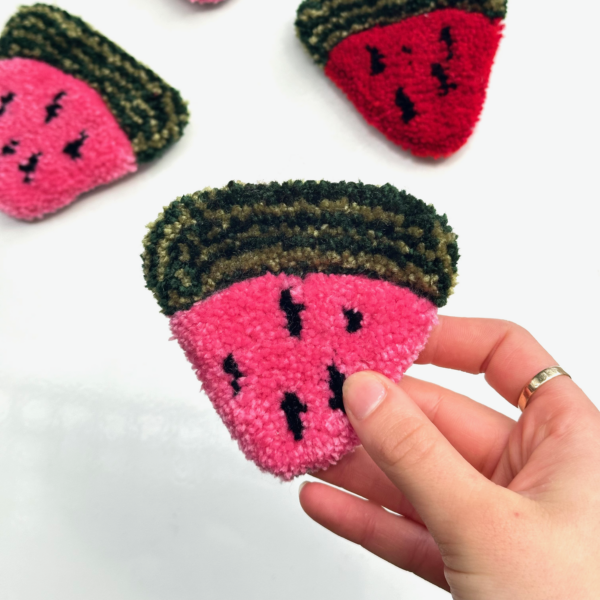 Tufted Watermelon Magnet