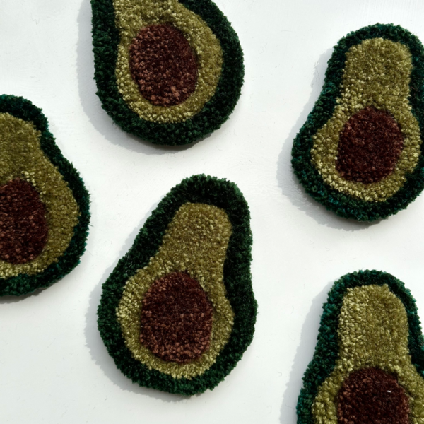 Tufted Avocado Magnet