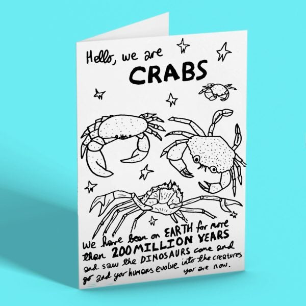 Hello, We Are Crabs Card