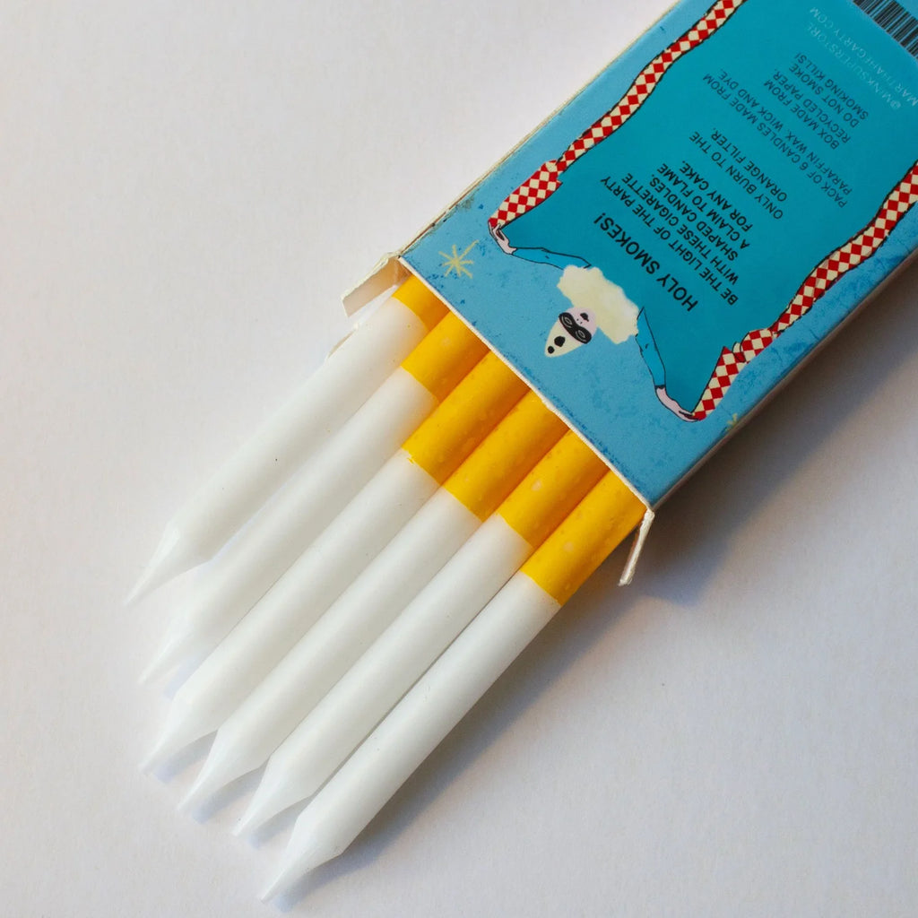 Holy Smokes! Cigarette Birthday Candles