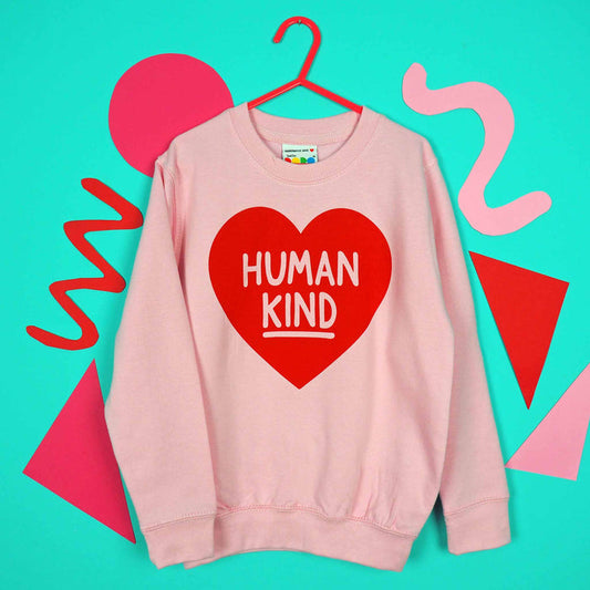 Human Kind Large Print Kids Sweatshirt
