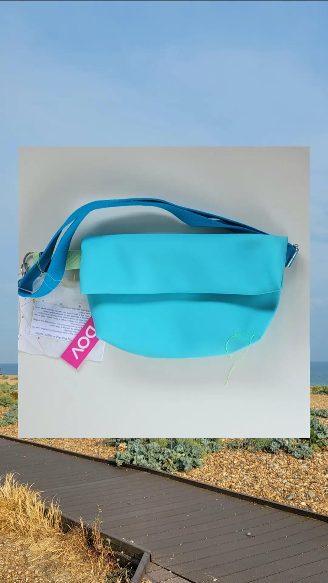 Love Clear Sky Blue Bag in Vegan Leather