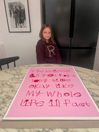 I've believed in you for a long time...Original Screen Print-Neighbourhood Store 