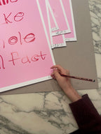 I've believed in you for a long time...Original Screen Print-Neighbourhood Store 