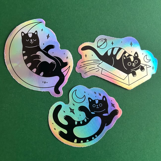Space Cats - Sticker Set