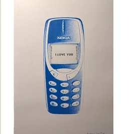 I LOVE YOU Riso Print