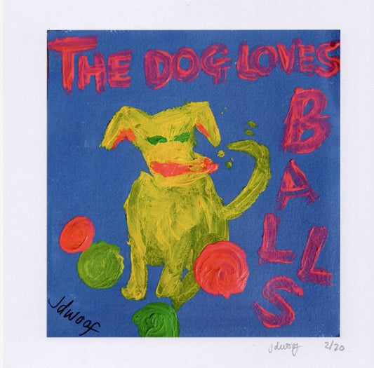 The Dog Loves Balls