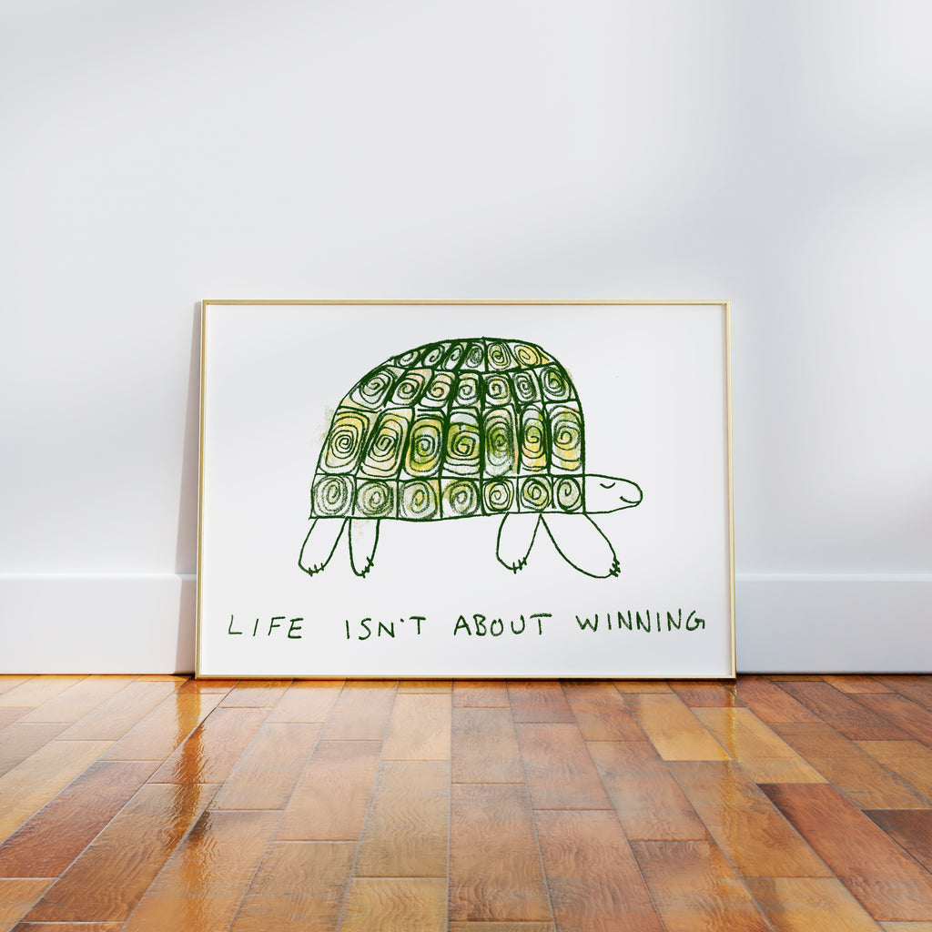 Life Isn’t About Winning A3 Art Print-Neighbourhood Store 