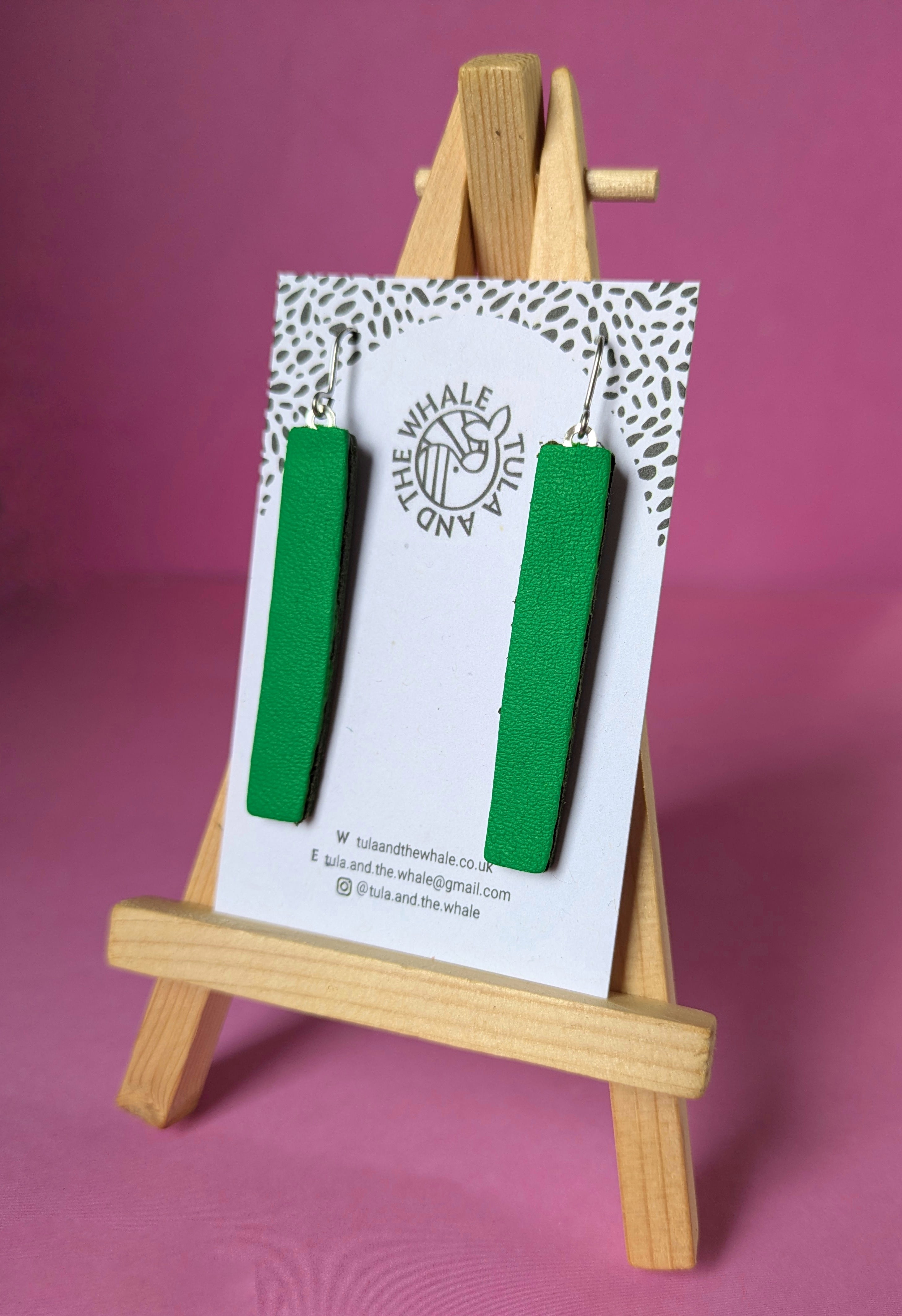 Matchstick Earrings - Emerald