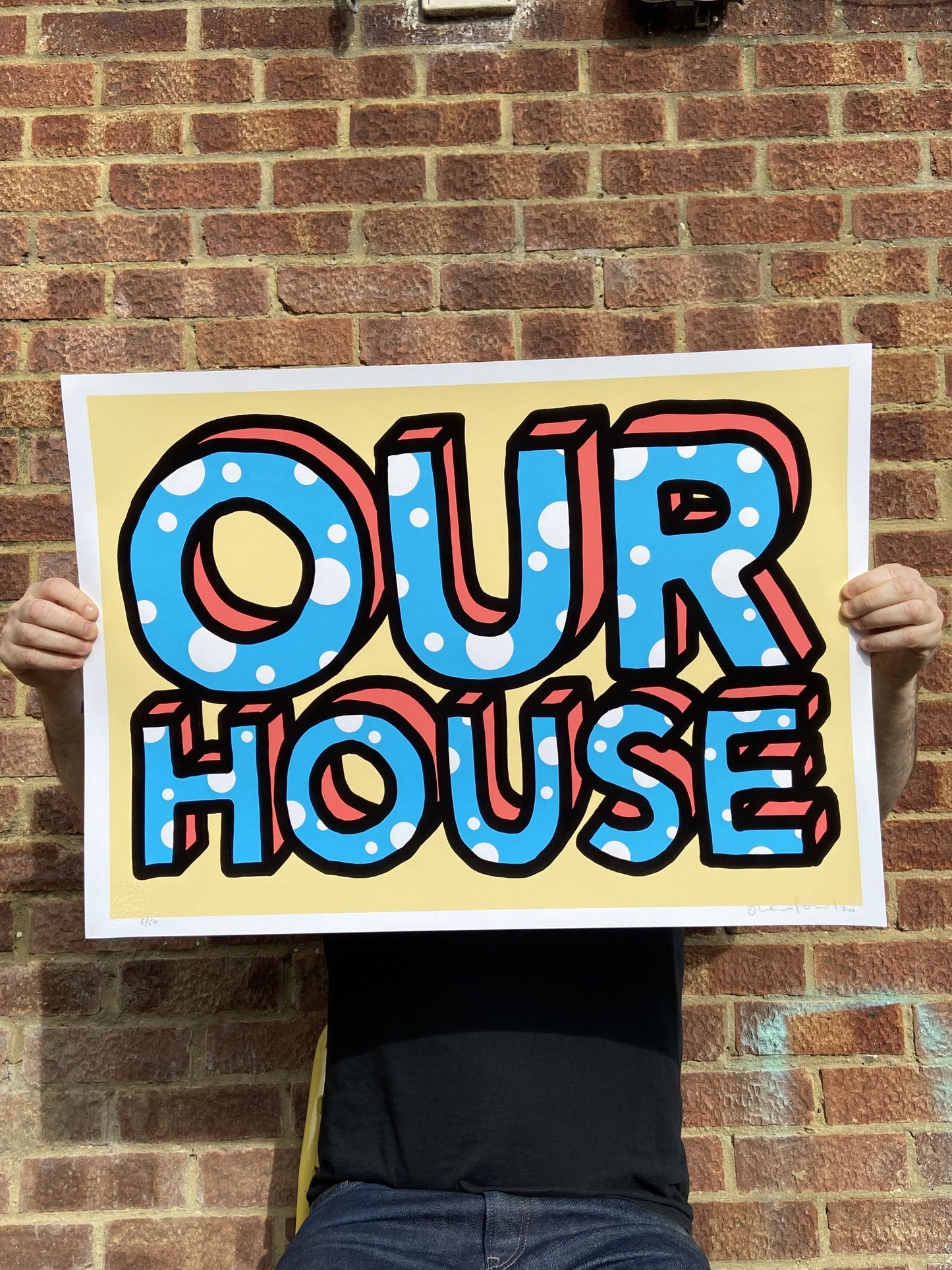 Our House - Handpulled Screenprint