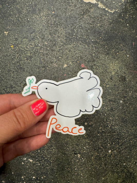 Peace Sticker by  Sabrina Maalow-Neighbourhood Store 