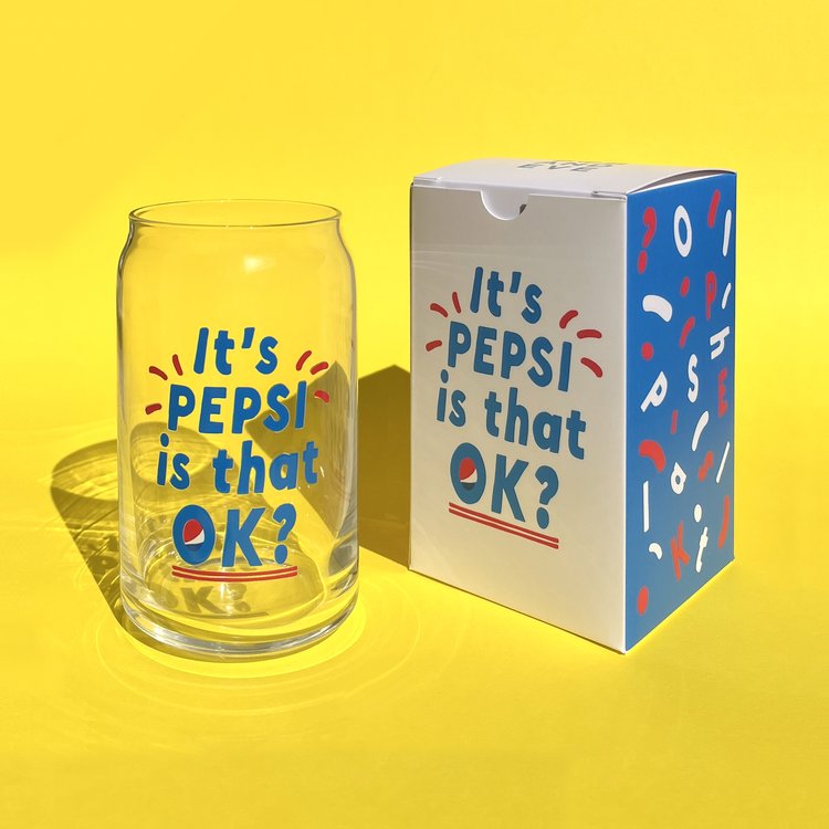 Pepsi glass