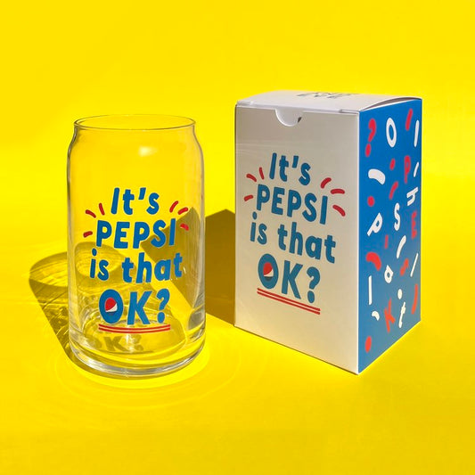 Pepsi glass