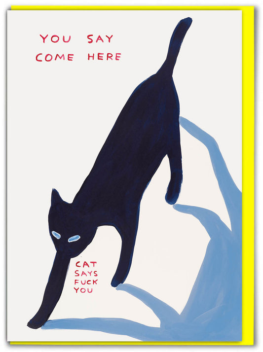 Cat Says Fuck You
