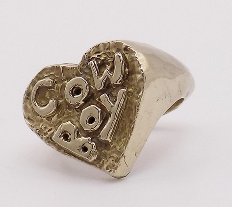 BRASS COWBOY YOU RING