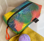 Tie Dye 80's Rainbow Lilo Box Wash Bag