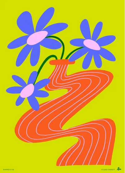 Wobbly Blooming Vase