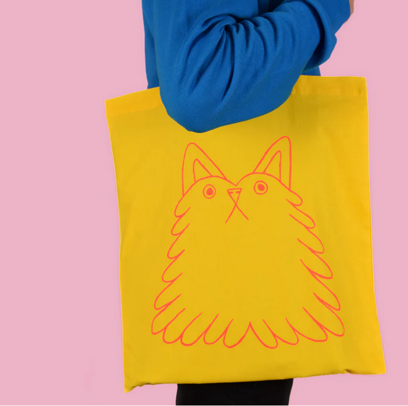 Fluff Buddy Tote Bag